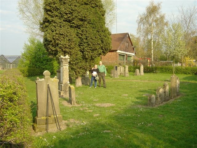 Ancien cimetiere juif de Drensteinfurt ou recemment un juif s'est vu refusé une sépulture