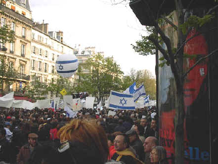 La manifestation de support a Israe et contre l’antisemitismel, le 7 Avril 2002 – 2
