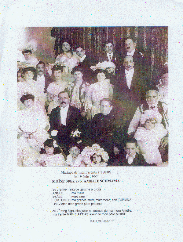 Genealogie de la Trilogie, Moise Sfez avec Amelie Scemama Genealogie de la Trilogie, Moise Sfez avec Amelie Scemama