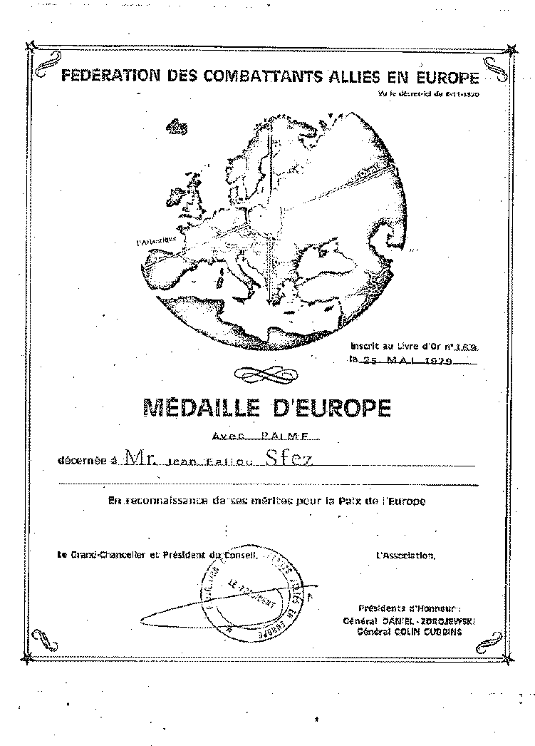 Genealogie de la Trilogie : Jean Sfez (3)