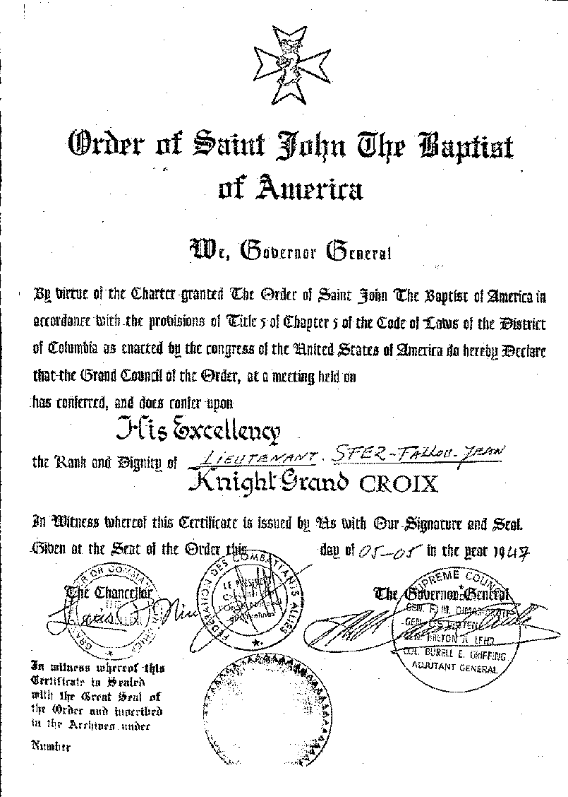 Genealogie de la Trilogie : Jean Sfez (4)