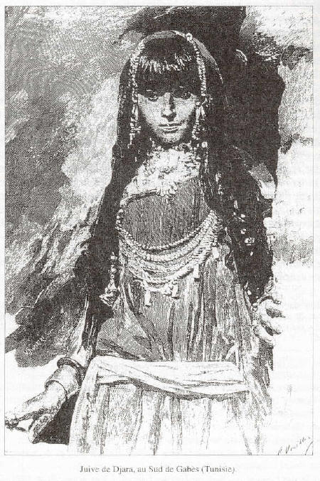Juive de Djara au sud de Gabes, par Freddy Galula