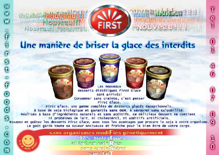 First : Nouveau en France . Cacher et parve