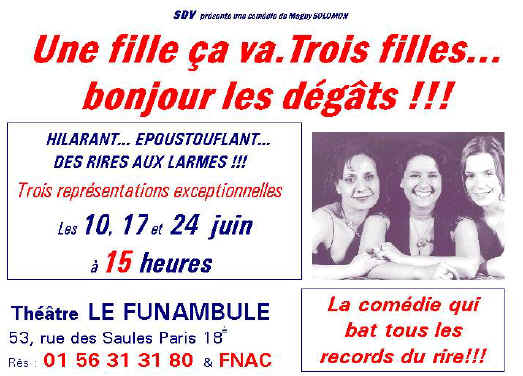 Une fille ca va, trois filles bonjour les degats (version 2)