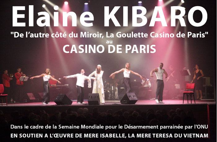 Sortie double DVD/CD « La Goulette Casino de Paris » /ONU 2009/ actualité Elaine Kibaro
