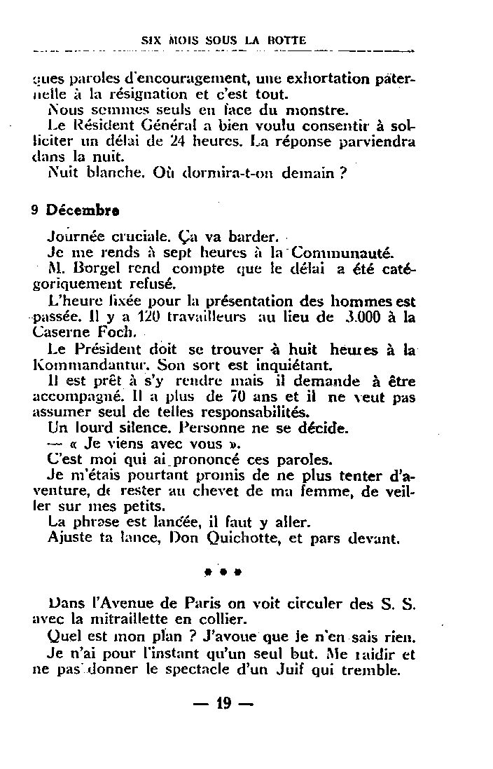 Six mois sous la botte, page 19-20, par Paul Ghez