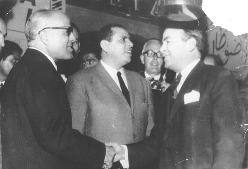 EDOUARD GALULA avec HABIB BOURGUIBA