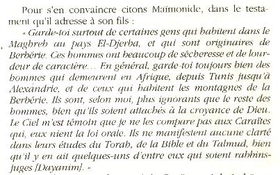 Maimonide sur les Tunes