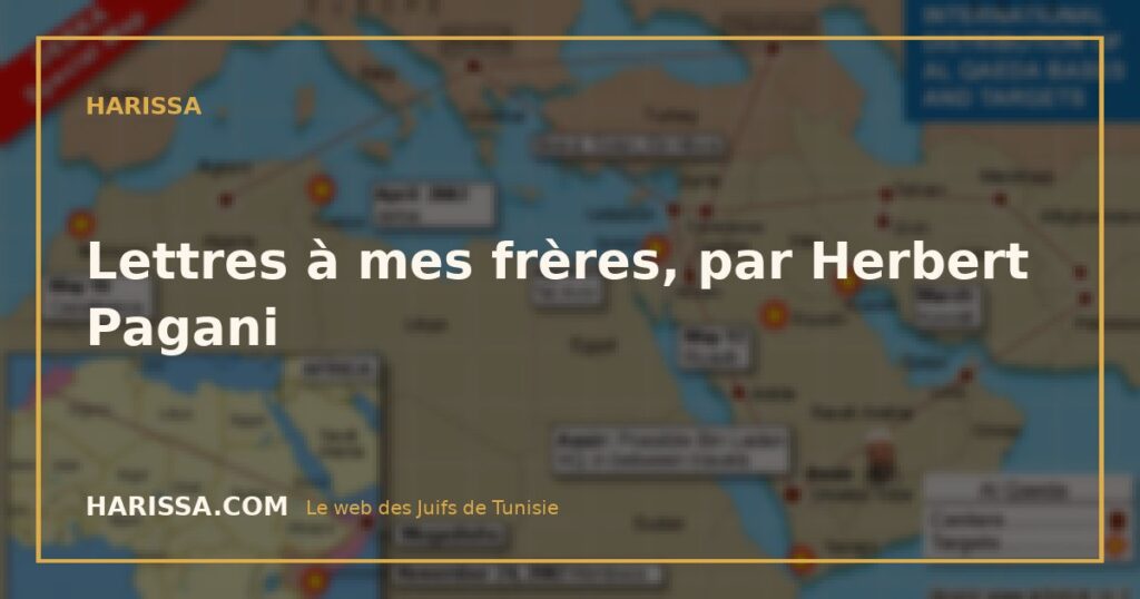Lettres à mes frères, par Herbert Pagani