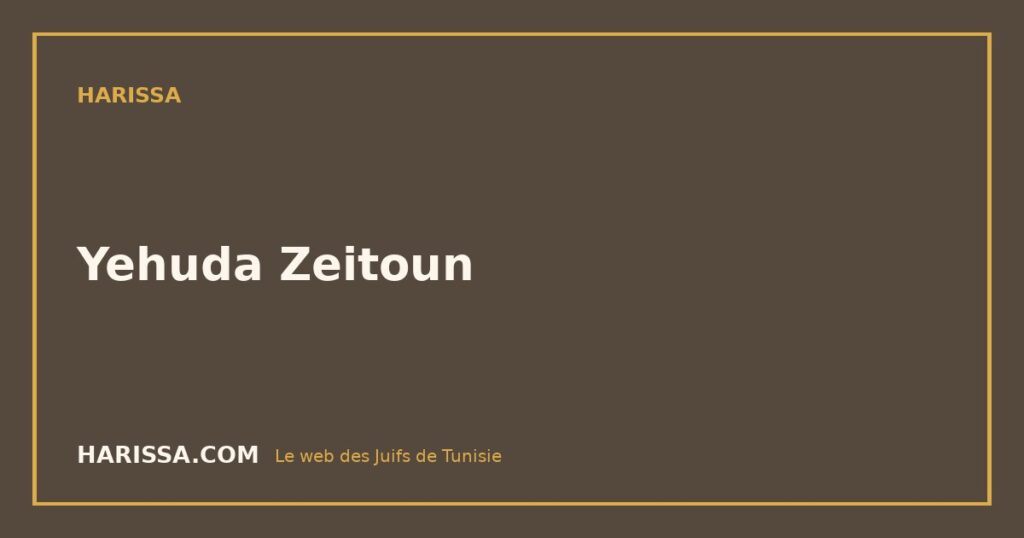 Yehuda Zeitoun