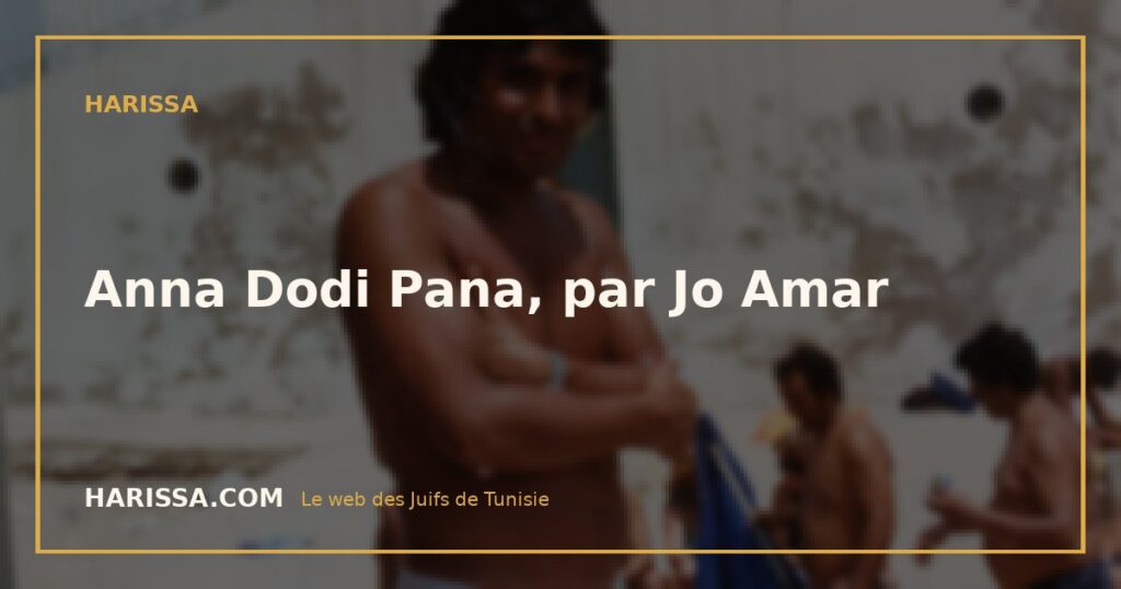 Anna Dodi Pana, par Jo Amar