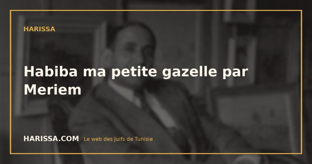 Habiba ma petite gazelle par Meriem