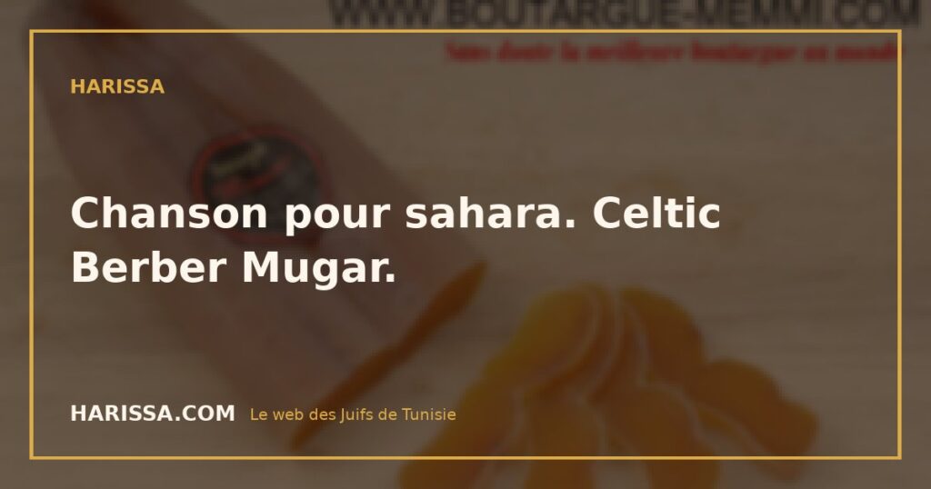 Chanson pour sahara. Celtic Berber Mugar.