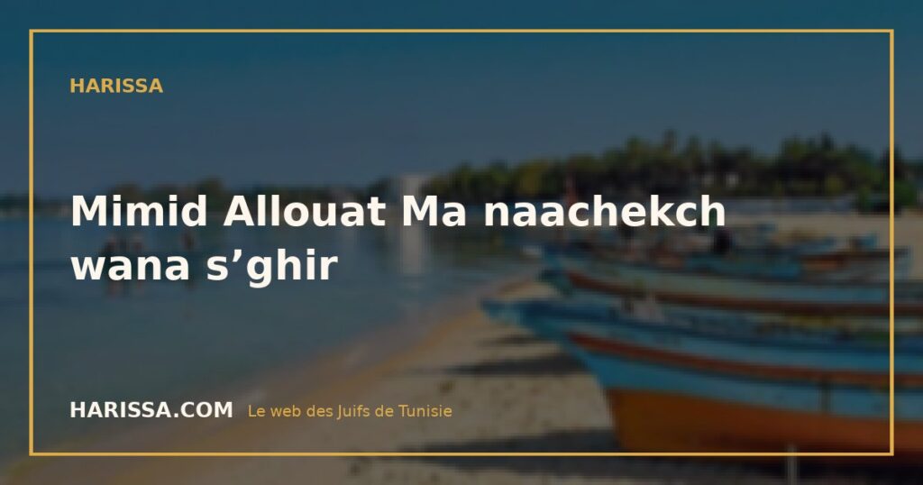 Mimid Allouat  Ma naachekch wana s’ghir