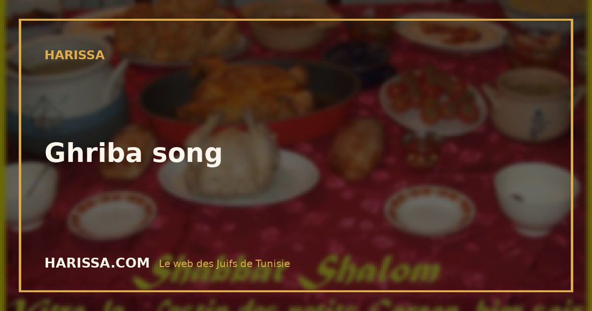 Ghriba song