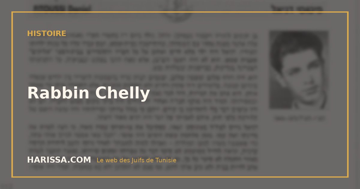 Rabbin Chelly