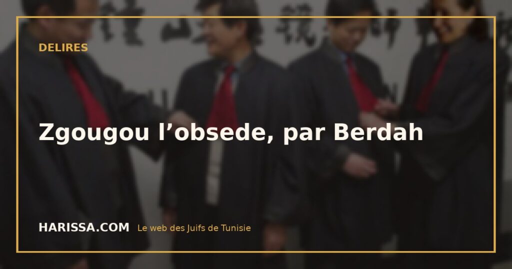 Zgougou l’obsede, par Berdah
