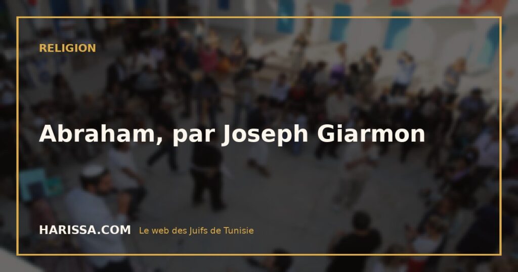 Abraham, par Joseph Giarmon