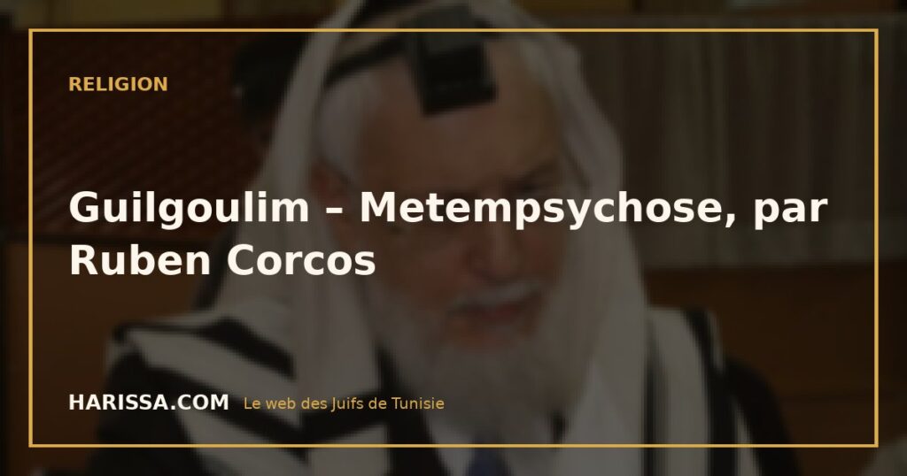 Guilgoulim – Metempsychose, par Ruben Corcos