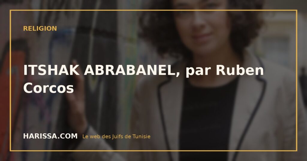 ITSHAK ABRABANEL, par Ruben Corcos