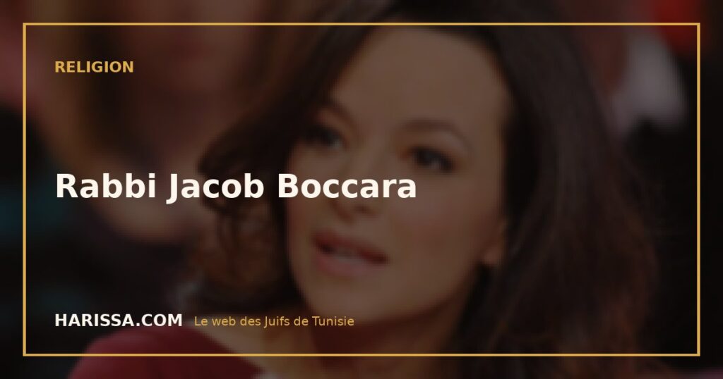 Rabbi Jacob Boccara