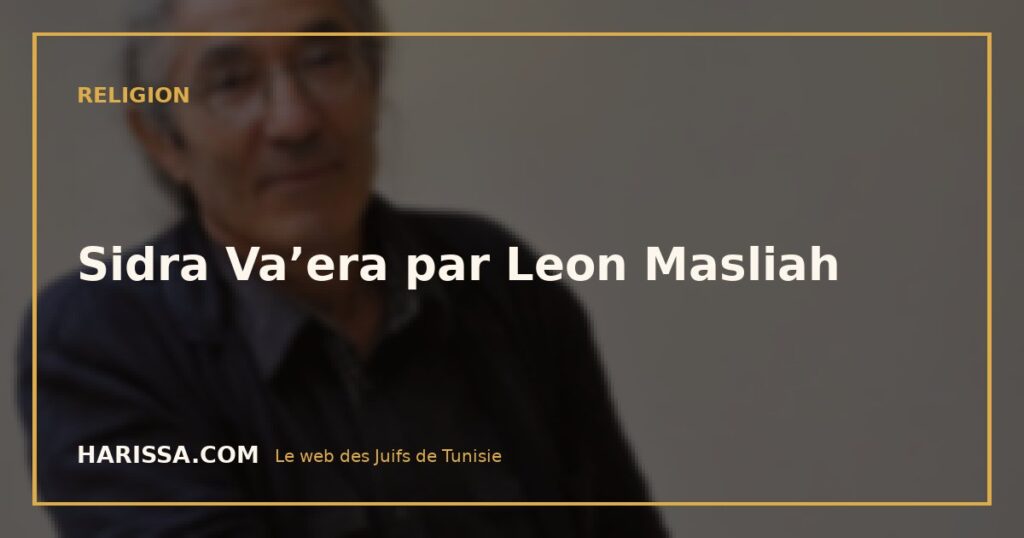 Sidra Va’era par Leon Masliah