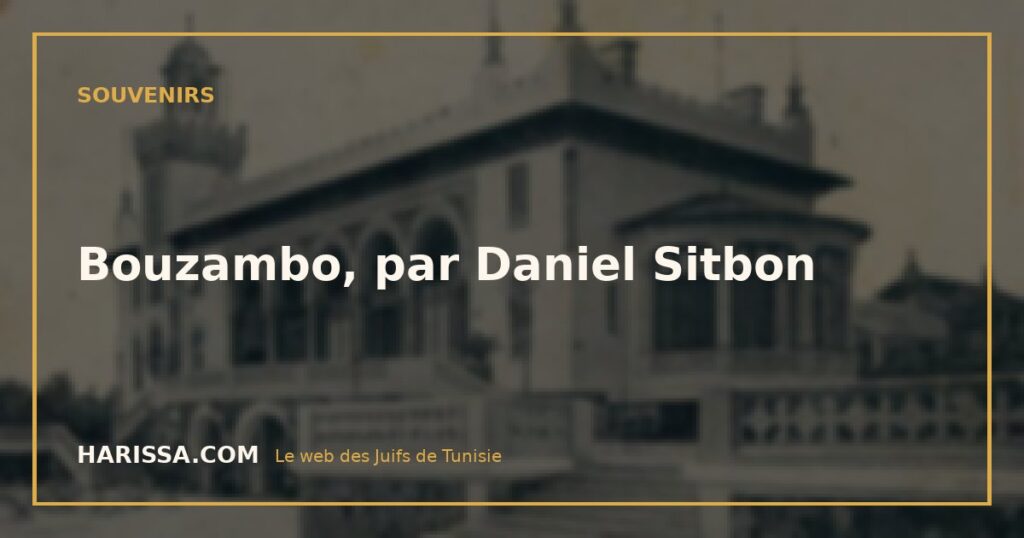 Bouzambo, par Daniel Sitbon