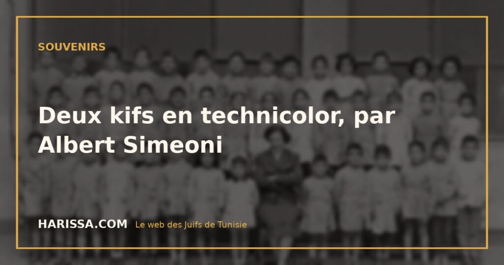 Deux kifs en technicolor, par Albert Simeoni