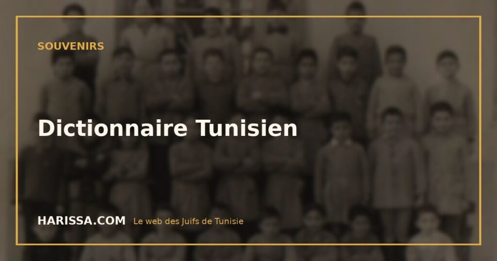 Dictionnaire Tunisien