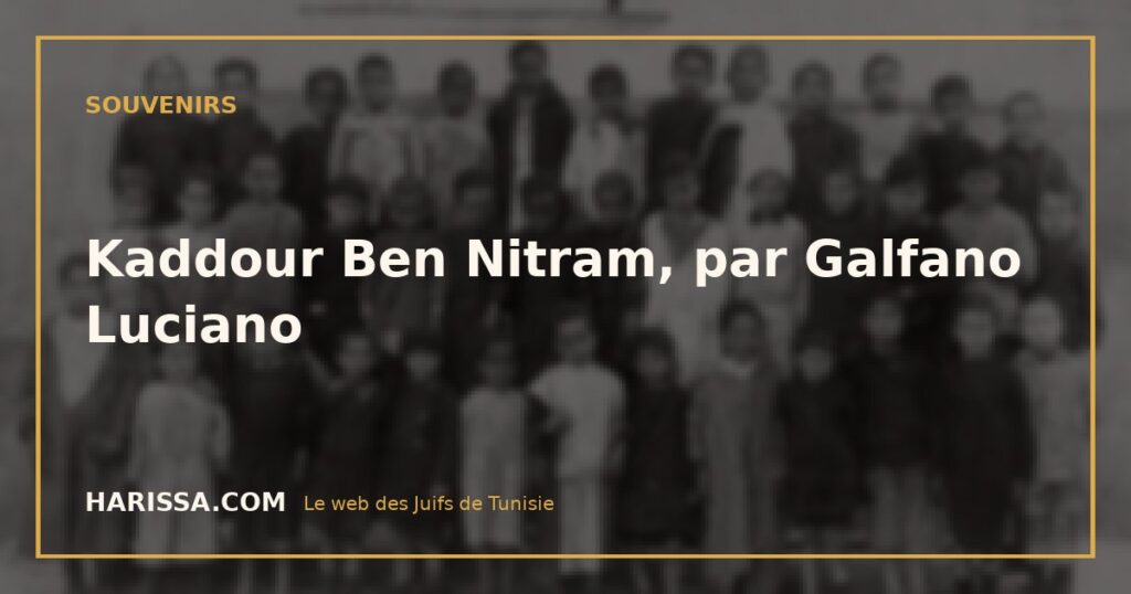 Kaddour Ben Nitram, par Galfano Luciano