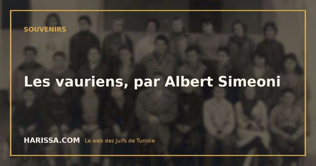 Les vauriens, par Albert Simeoni