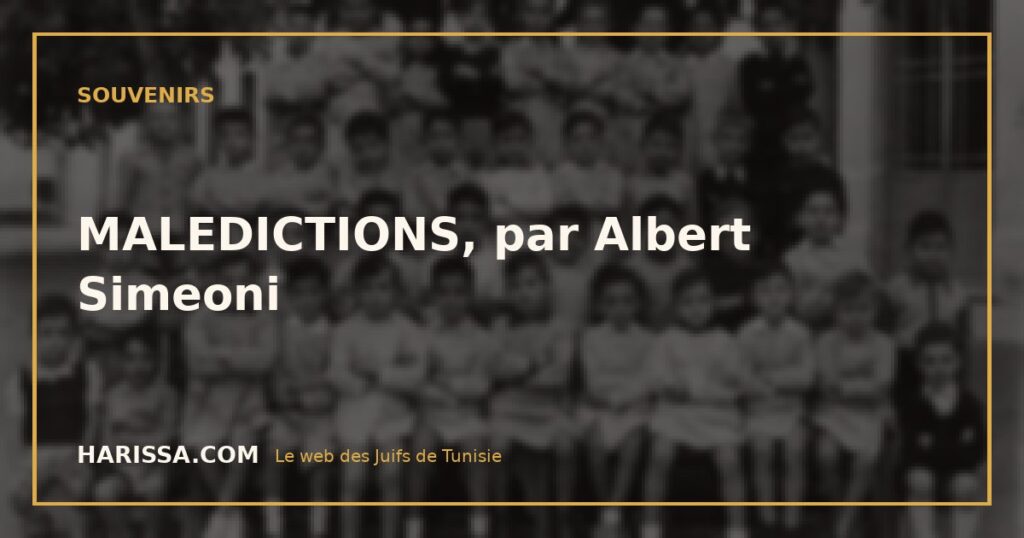 MALEDICTIONS, par Albert Simeoni