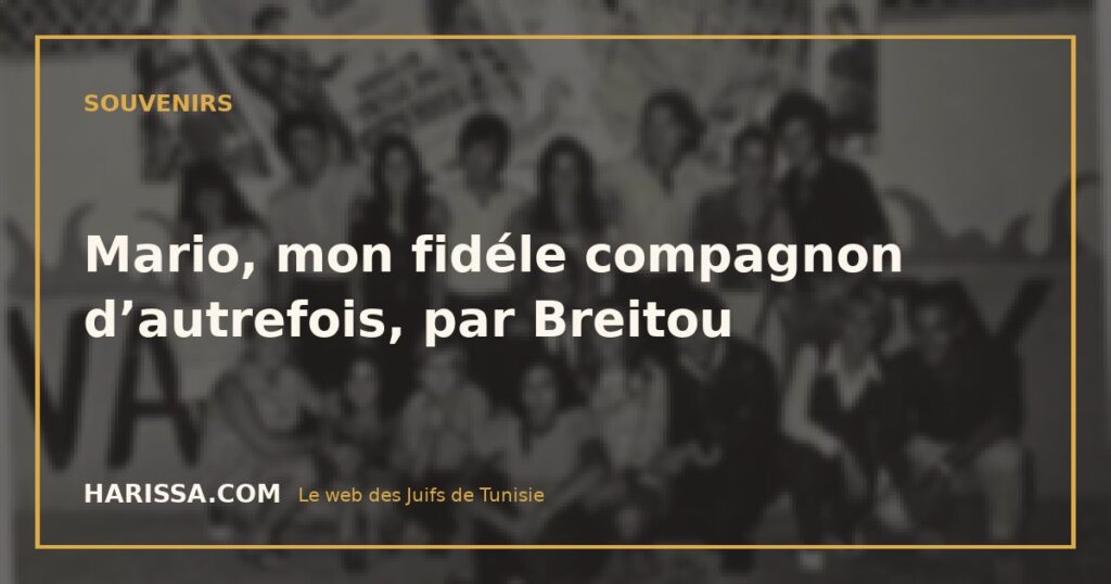 Mario, mon fidéle compagnon d’autrefois, par Breitou