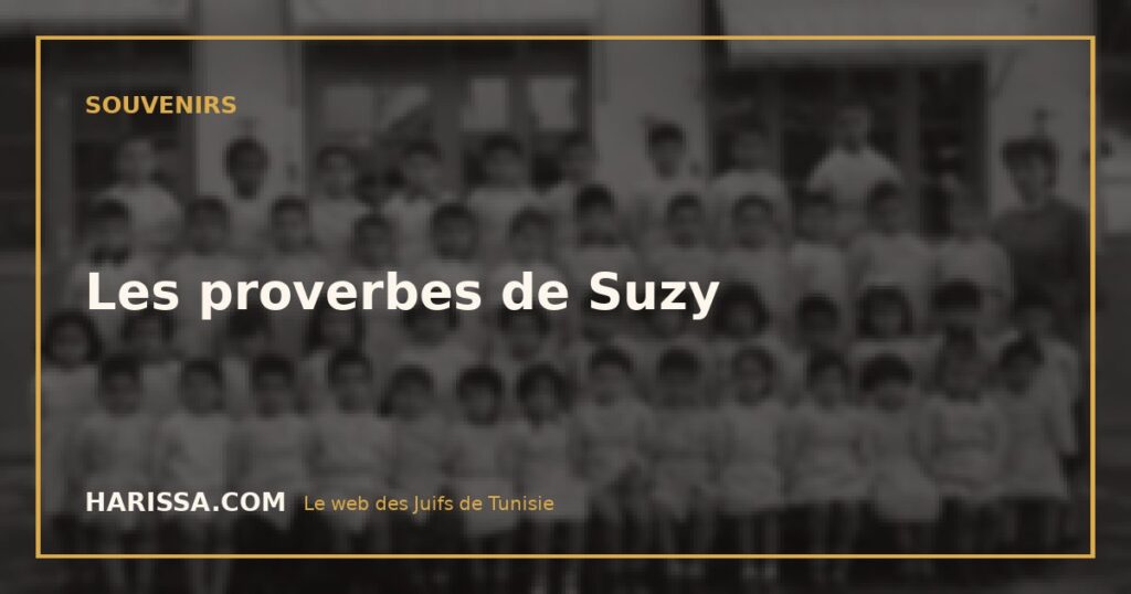 Les proverbes de Suzy