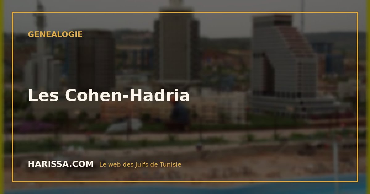 Les Cohen-Hadria