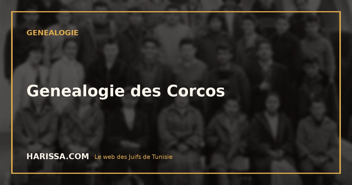 Genealogie des Corcos
