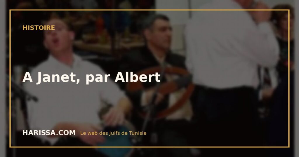 A Janet, par Albert