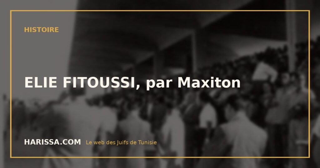 ELIE FITOUSSI, par Maxiton