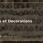 Lettres et Decorations