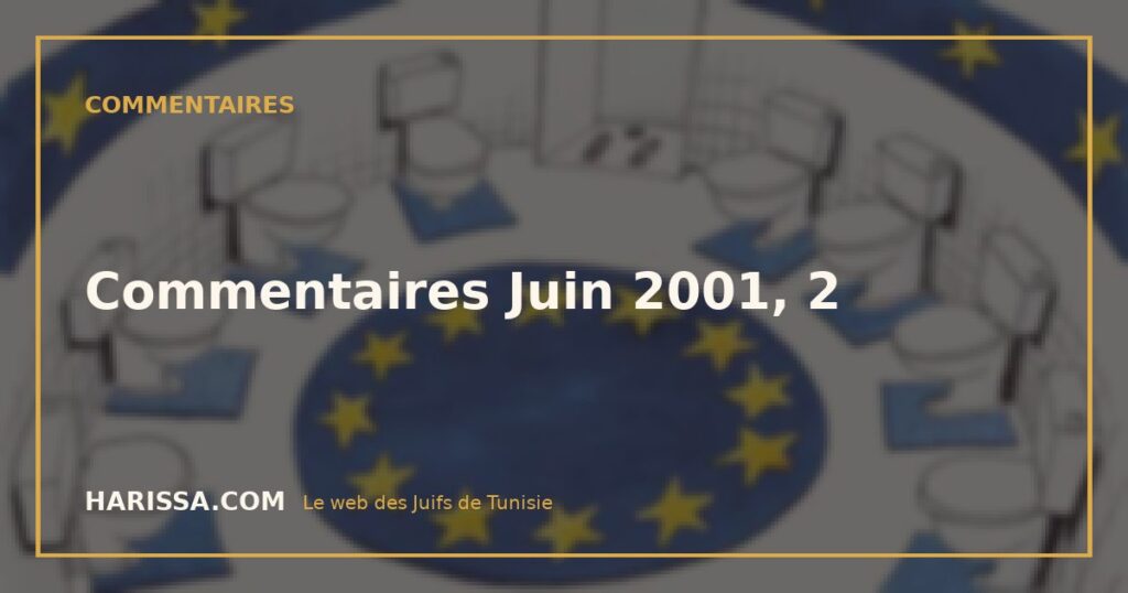 Commentaires Juin 2001, 2