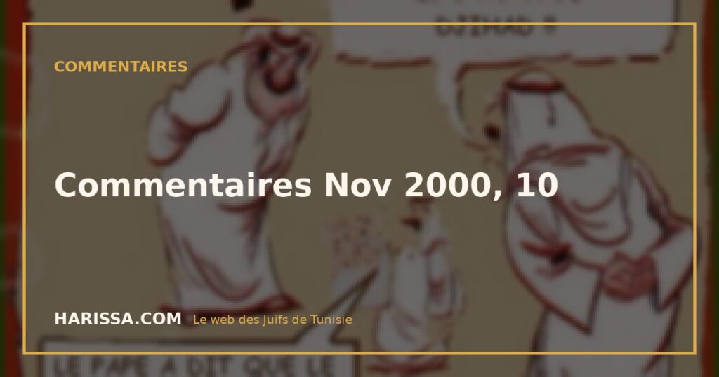Commentaires Nov 2000, 10