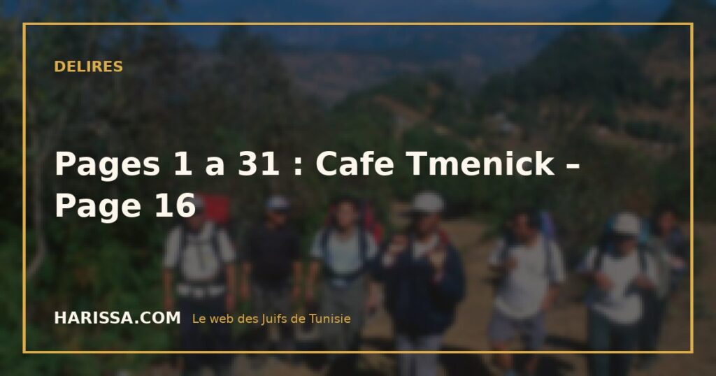Pages 1 a 31 : Cafe Tmenick – Page 16