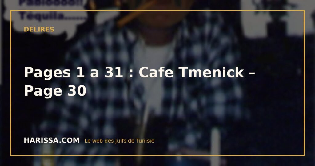 Pages 1 a 31 : Cafe Tmenick – Page 30