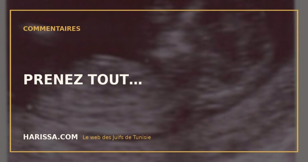 PRENEZ TOUT…