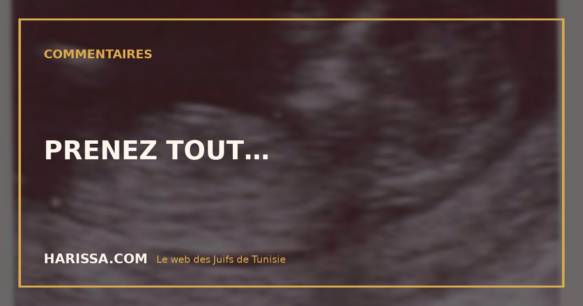 PRENEZ TOUT…