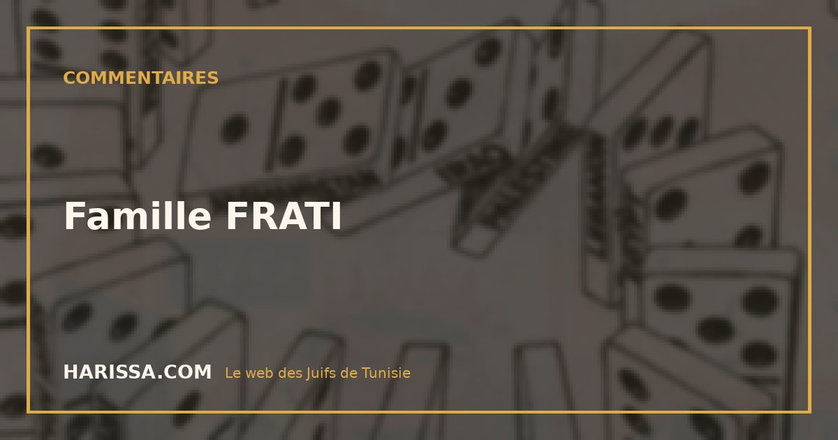 Famille FRATI
