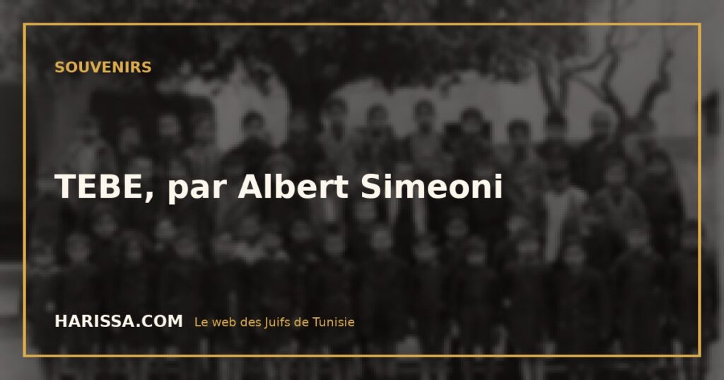 TEBE, par Albert Simeoni