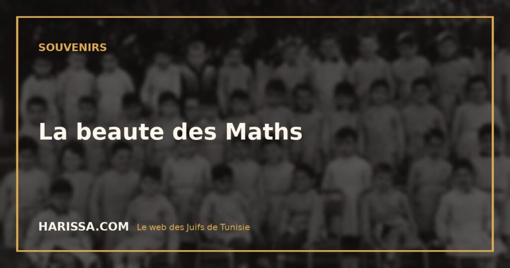 La beaute des Maths