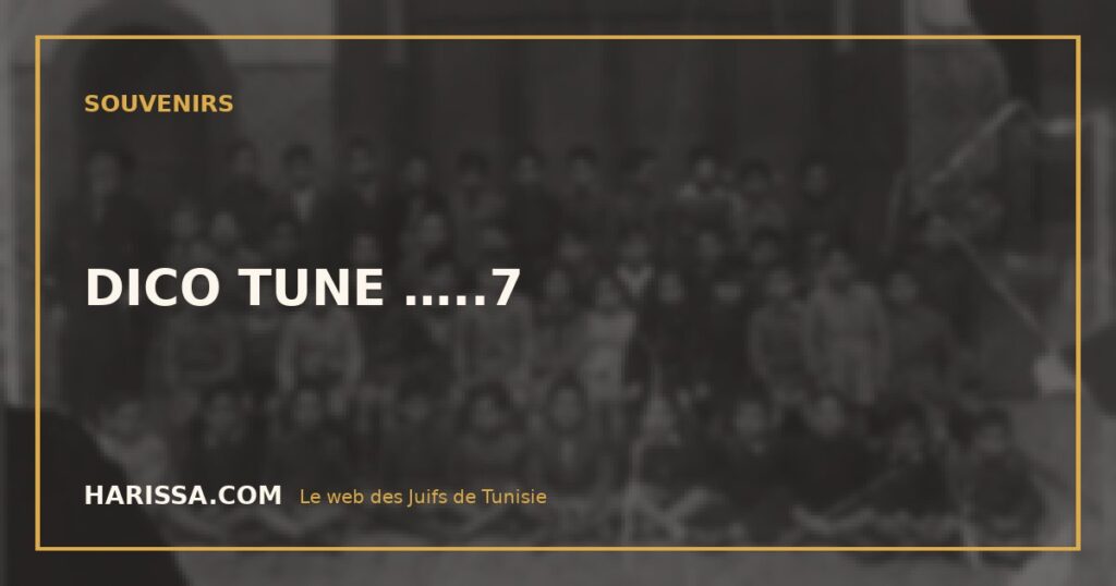 DICO TUNE …..7