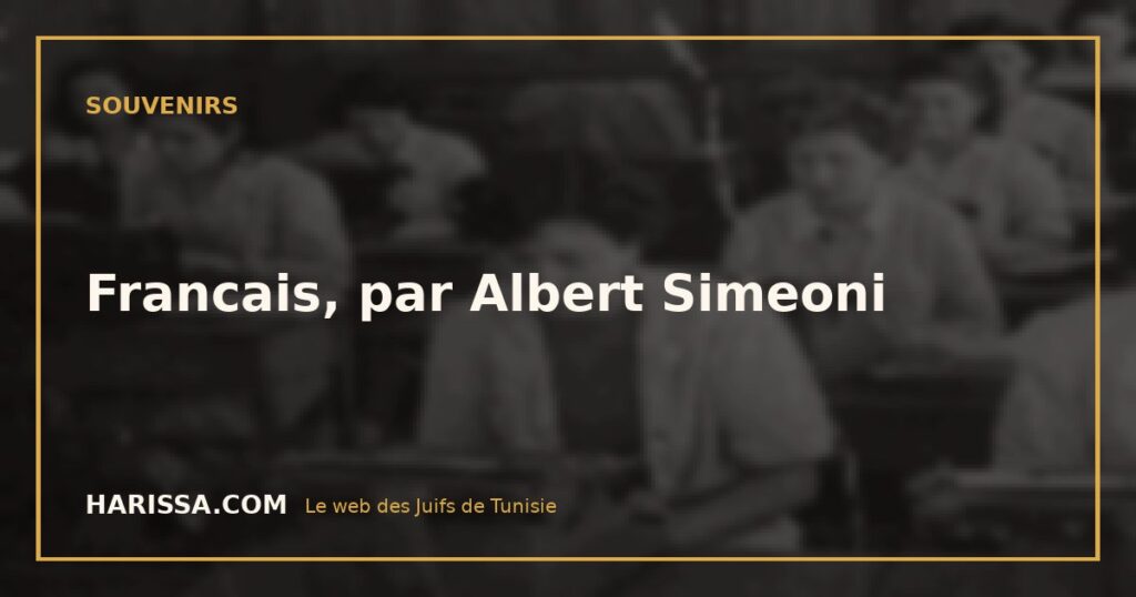 Francais, par Albert Simeoni